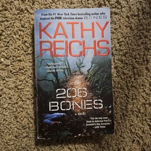 Kathy Reichs '206 Bones' Paperback Book